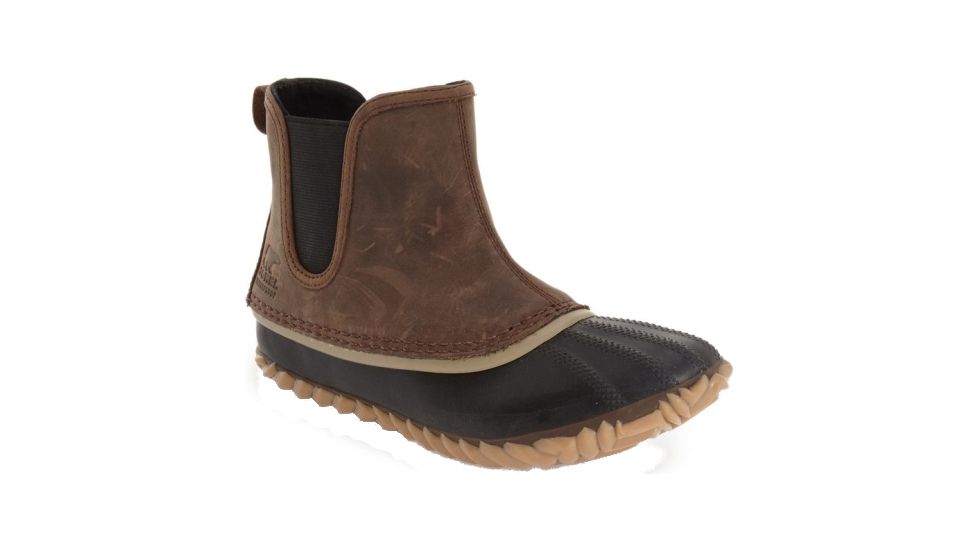 Sorel Out N About Chelsea Casual Boot - Women's-Tobacco/Black-Medium-11
