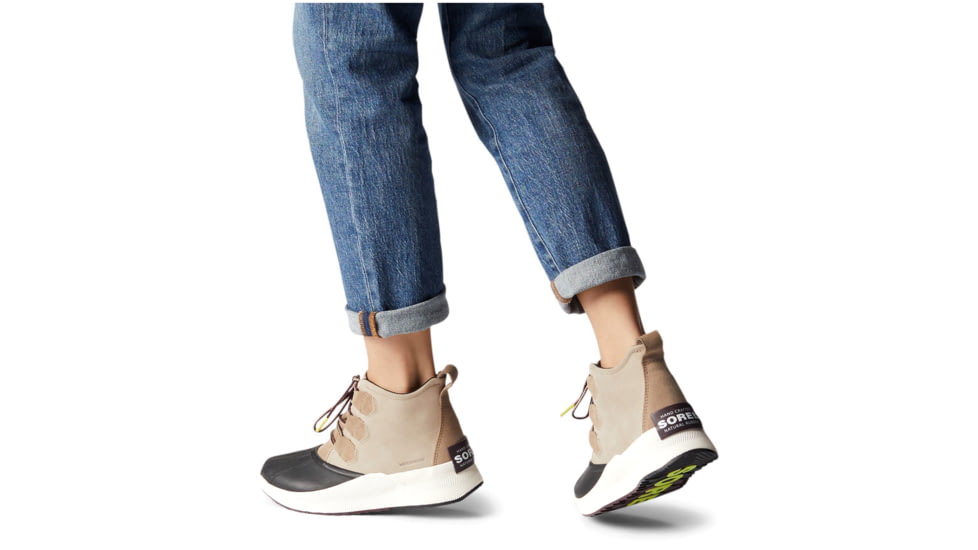 Sorel Out N About III Classic Waterproof Rain Boot - Womens, Omega Taupe, Black, 7, 1951331264-7