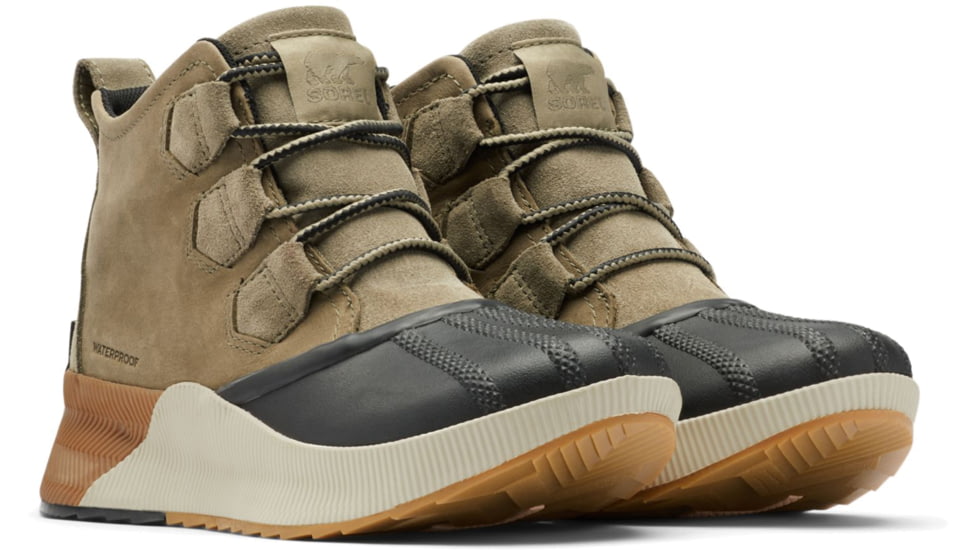 Sorel Out N About III Classic Waterproof Rain Boot - Womens, Sage, Black, 7, 1951331-365-7