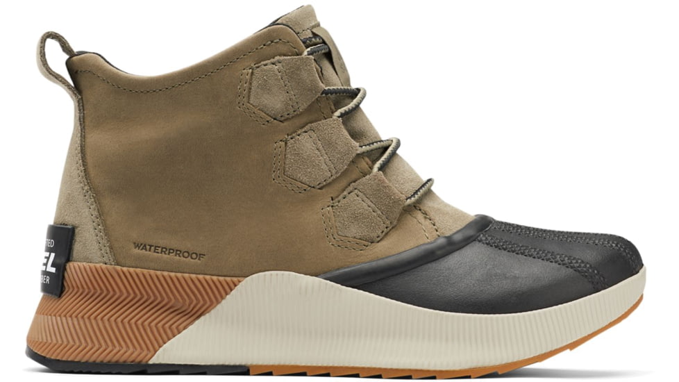 Sorel Out N About III Classic Waterproof Rain Boot - Women's, Sage, Black, 10, 1951331-365-10