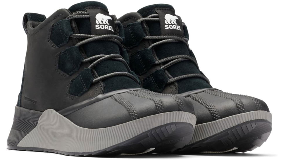 Sorel Out N About III Classic Waterproof Sneakers - Womens, Black/Grill, 5, 19513310105