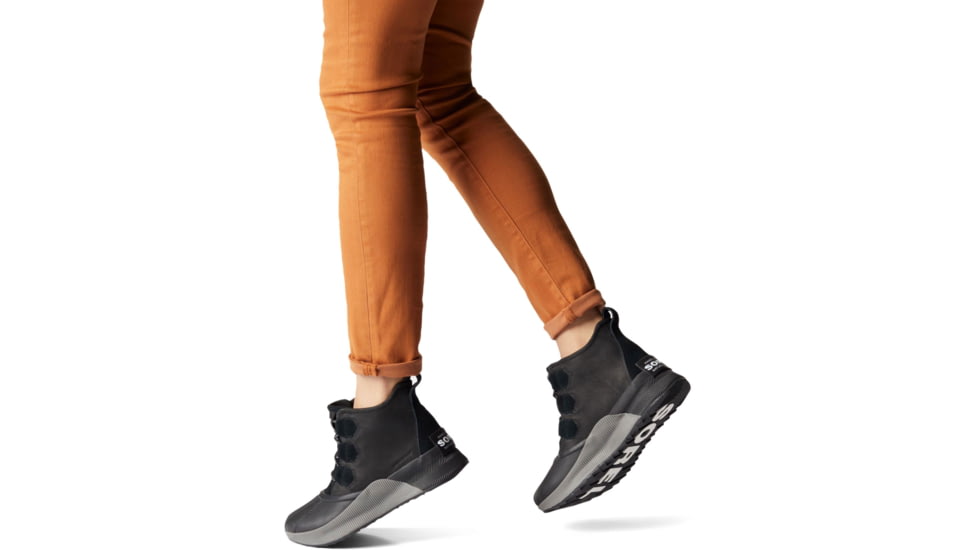 Sorel Out N About III Classic Waterproof Sneakers - Womens, Black/Grill, 5, 19513310105