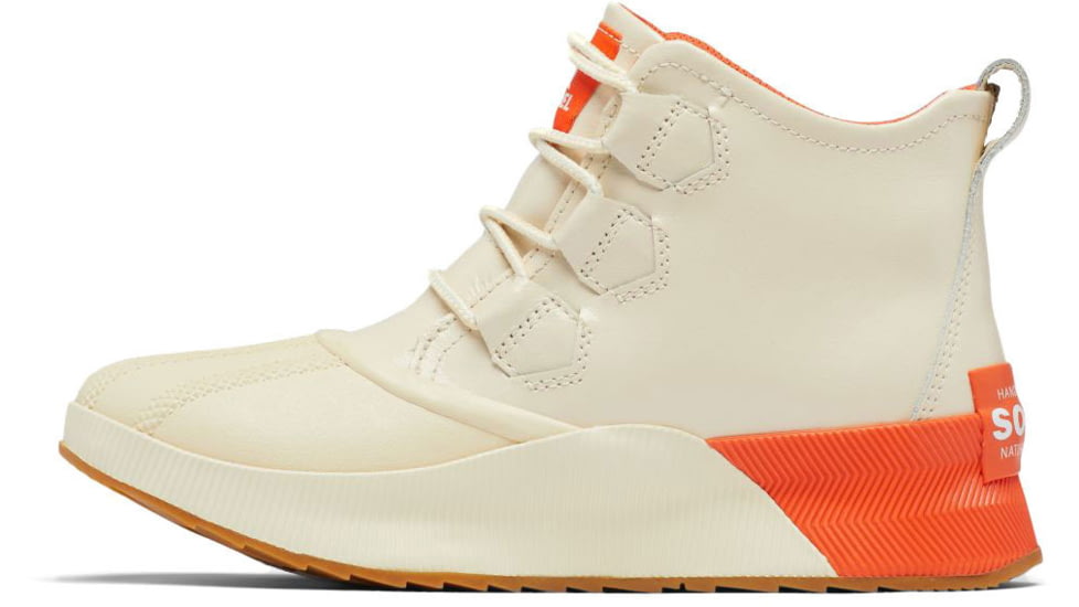 Sorel Out N About III Classic Waterproof Sneakers - Womens, Bleached Ceramic/Optimized Orange, 6.5, 19513311656.5