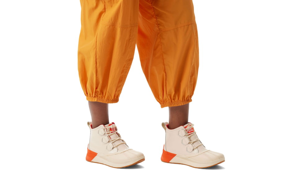 Sorel Out N About III Classic Waterproof Sneakers - Womens, Bleached Ceramic/Optimized Orange, 6.5, 19513311656.5
