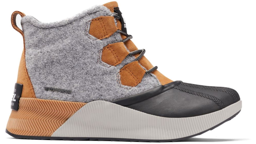 Sorel Out N About III Classic Waterproof Sneakers - Womens, Camel Brown/Black, 12, 195929122412