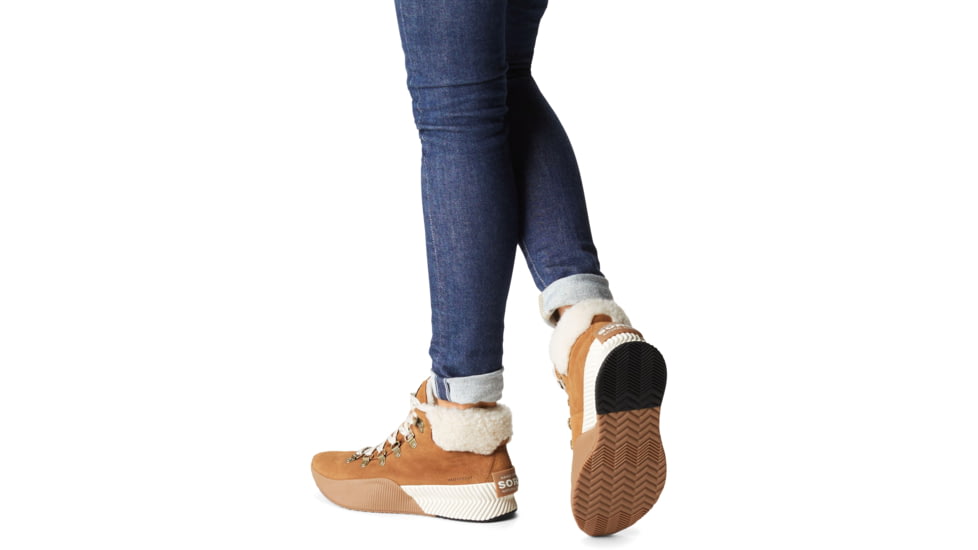 Sorel Out N About III Conquest Waterproof Boot - Womens, Camel Brown, Black, 9.5, 1977201-224-9.5