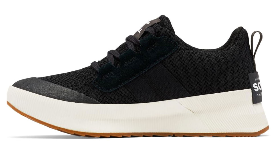 Sorel Out N About III Low Sneaker Waterproof - Womens, Black/Sea Salt, 9, 20196310109