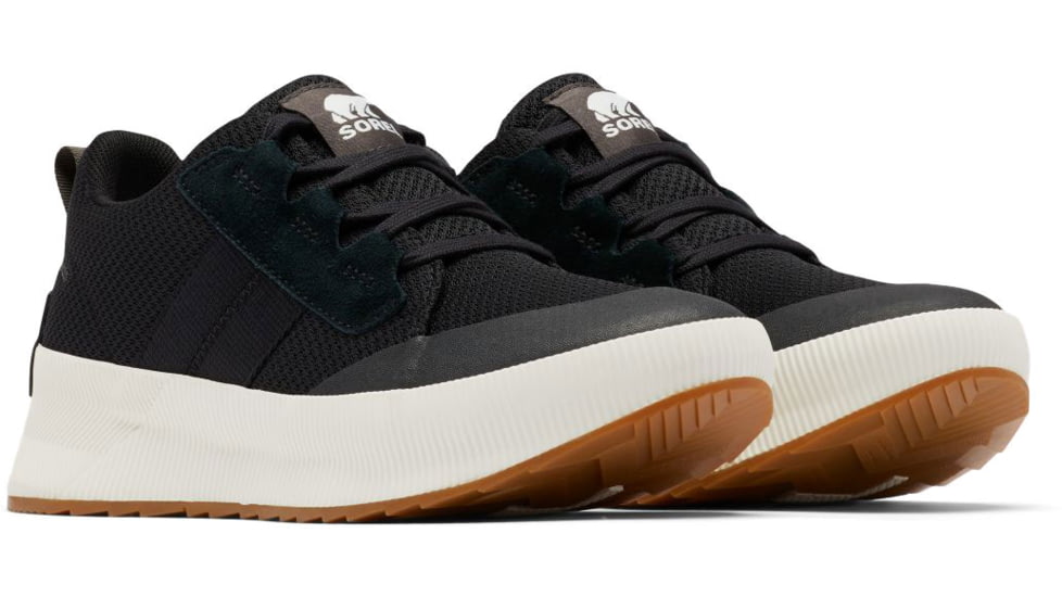 Sorel Out N About III Low Sneaker Waterproof - Womens, Black/Sea Salt, 9, 20196310109