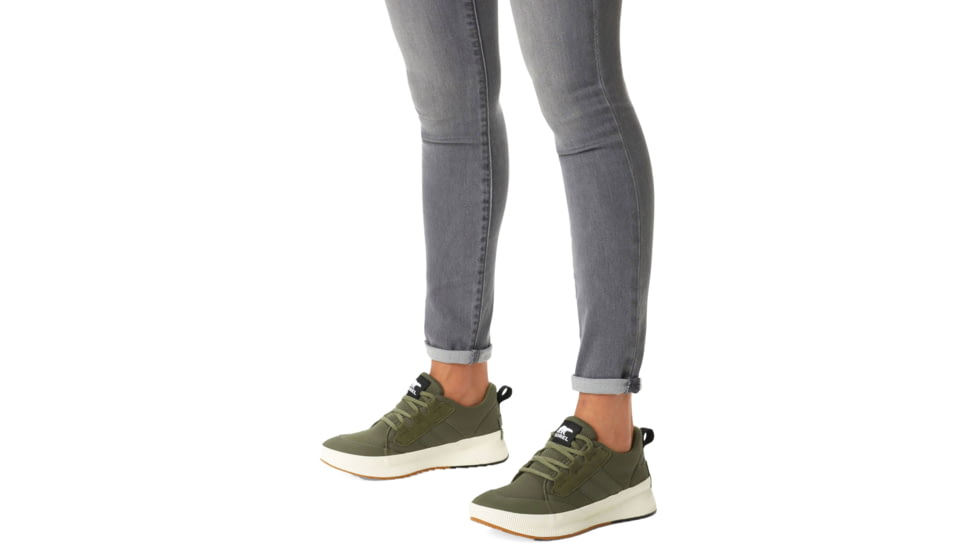 Sorel Out N About III Low Sneaker Waterproof - Womens, Stone Green/Sea Salt, 5, 20196313975