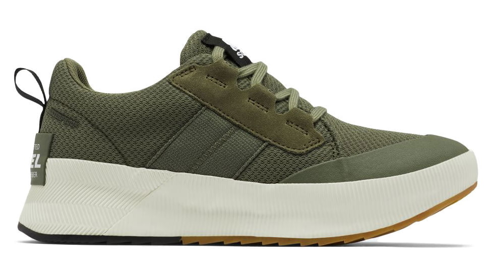 Sorel Out N About III Low Sneaker Waterproof - Womens, Stone Green/Sea Salt, 5, 20196313975