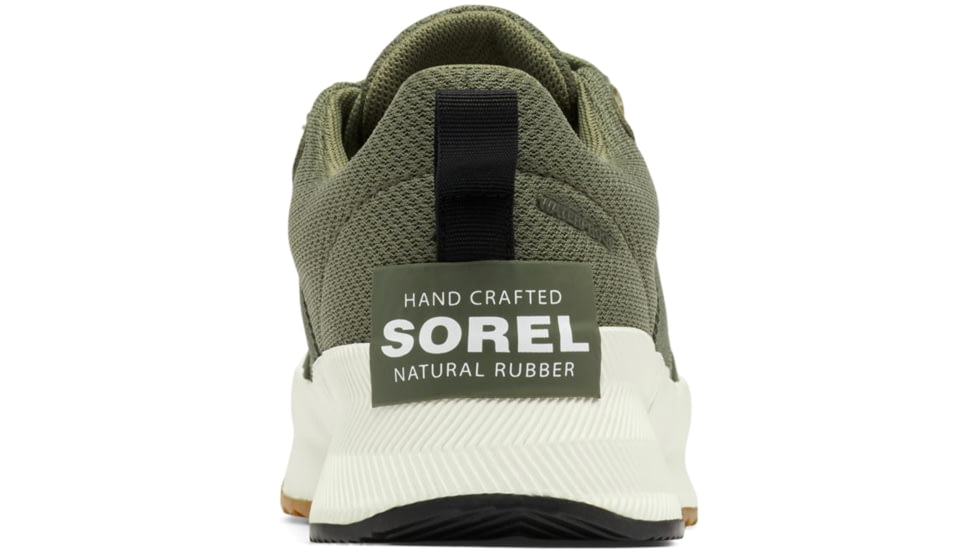 Sorel Out N About III Low Sneaker Waterproof - Womens, Stone Green, Sea Salt, 10, 2019631-397-10
