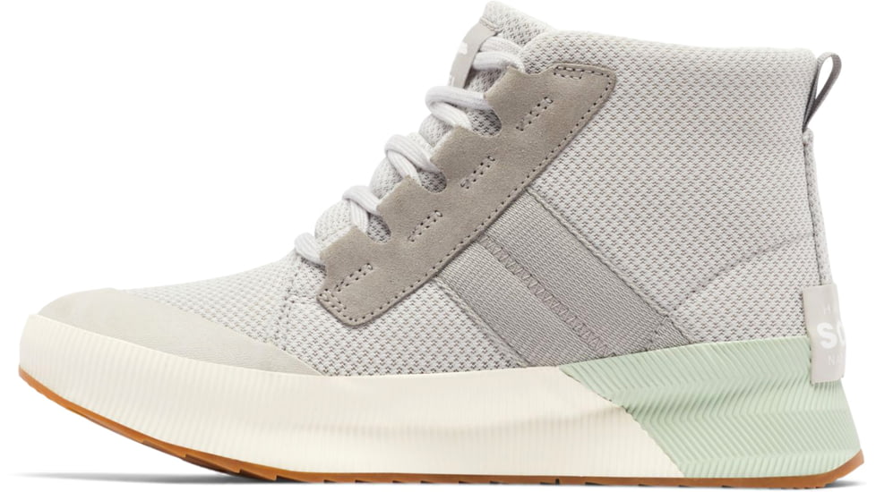 Sorel Out N About III Mid Sneaker Waterproof - Womens, Moonstone, Sea Salt, 8.5, 2009361-009-8.5