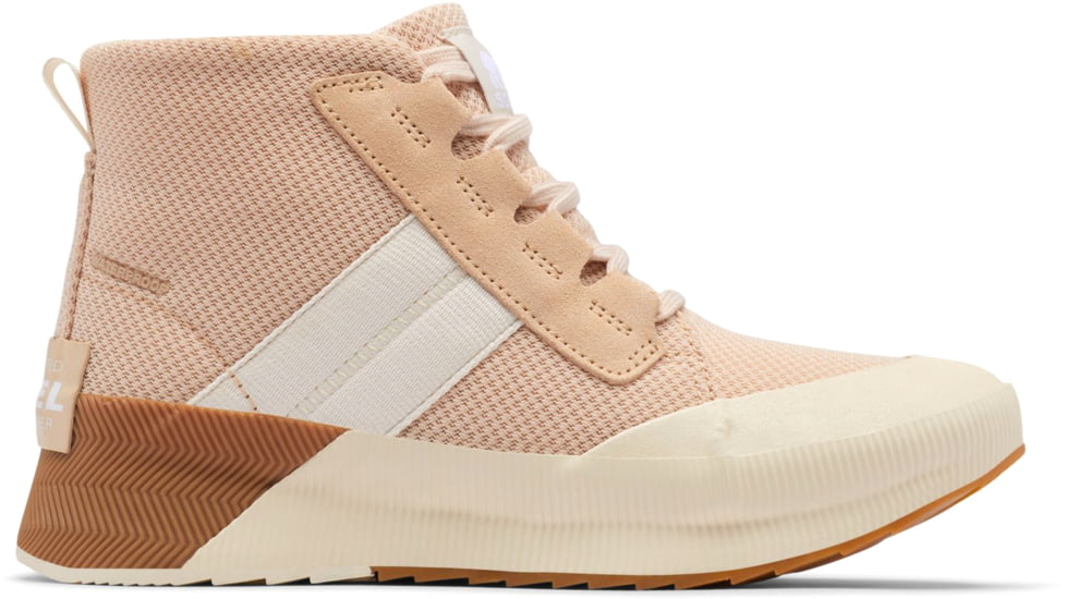 Sorel Out N About III Mid Sneaker Waterproof - Womens, Nova Sand, Chalk, 7, 2009361-260-7