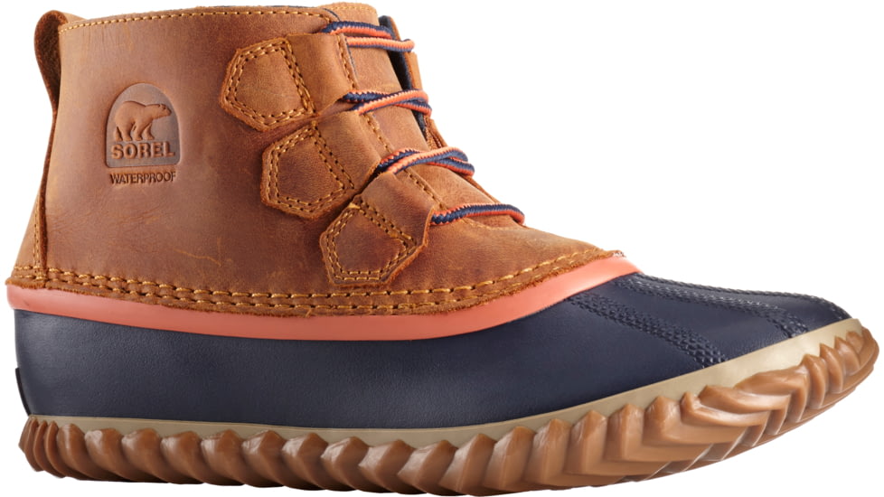 Sorel Out 'N About Leather Casual Boot - Women's-Caramel-Medium-6