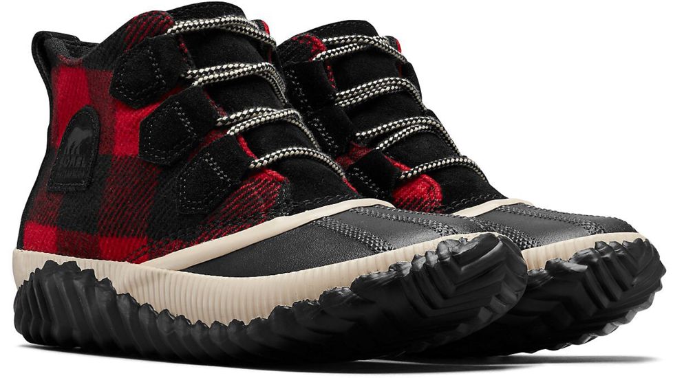 Sorel Out N About Plus Boot - Womens, Black/Red, 5, 1871691010-5