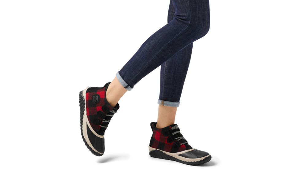 Sorel Out N About Plus Boot - Womens, Black/Red, 5, 1871691010-5