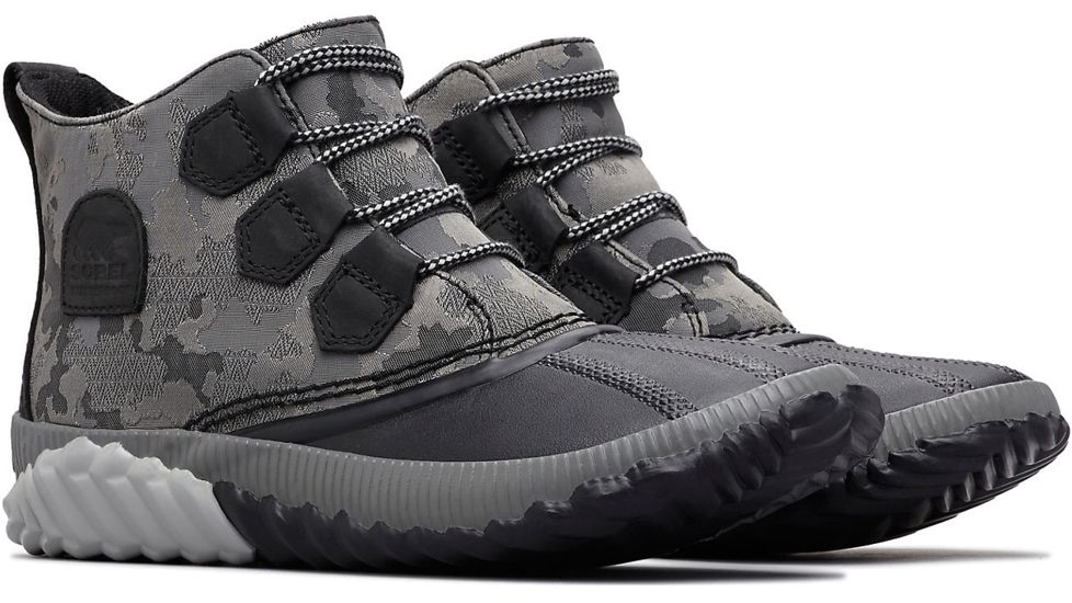 Sorel Out N About Plus Boot - Womens, Camo-Quarry, 5, 1834071052-5