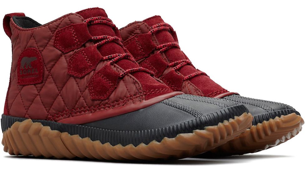 Sorel Out N About Plus Boot - Womens, Camp-Red Element, 5, 1834101678-5