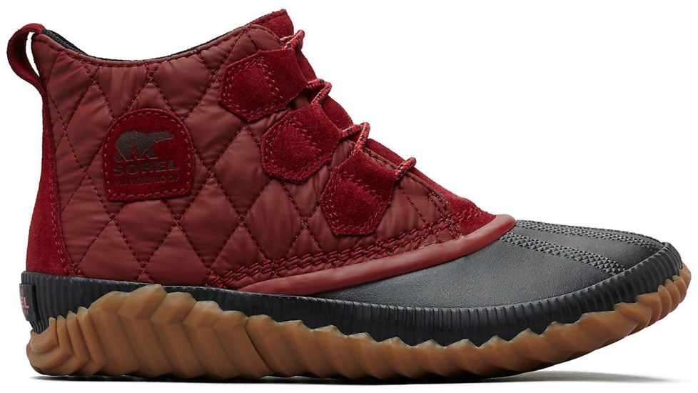 Sorel Out N About Plus Boot - Womens, Camp-Red Element, 5, 1834101678-5