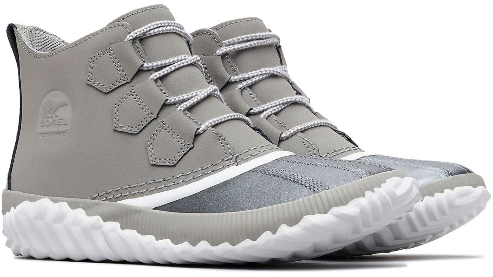 Sorel Out N About Plus Boot - Womens, Glitt-Chrome Grey, 5, 1834061061-5