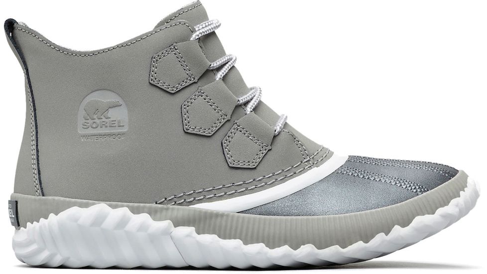 Sorel Out N About Plus Boot - Womens, Glitt-Chrome Grey, 5, 1834061061-5