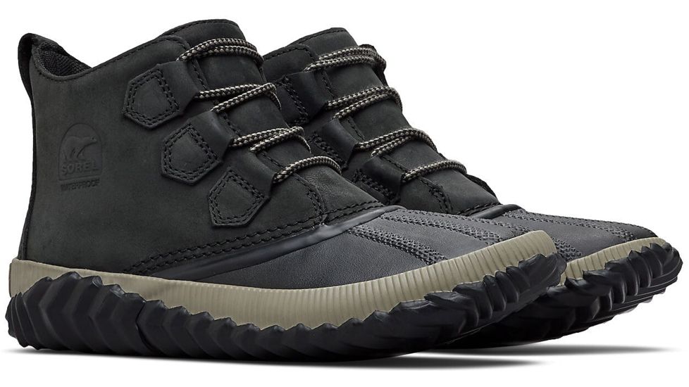 Sorel Out N About Plus Boot - Womens, Leather - Black, 6, 1809121010-6