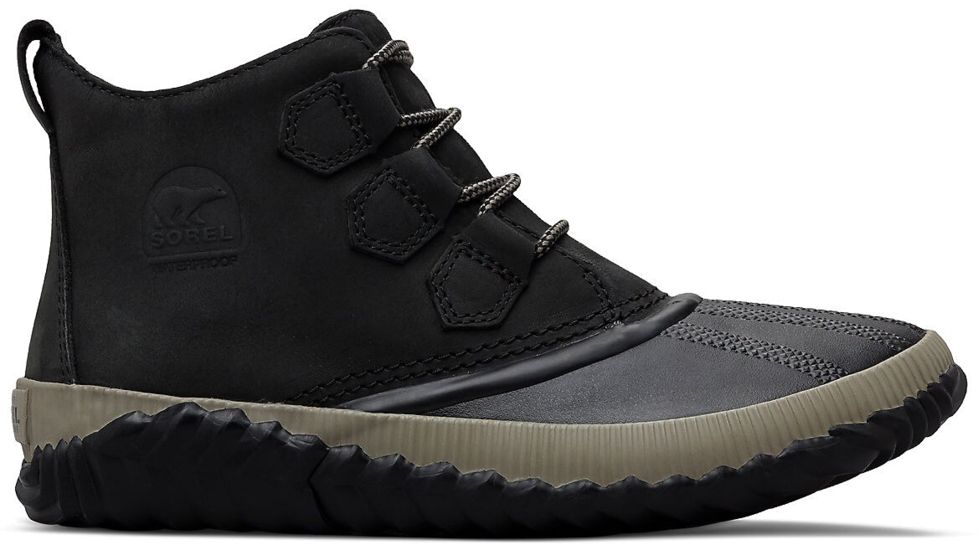 Sorel Out N About Plus Boot - Womens, Leather - Black, 6, 1809121010-6