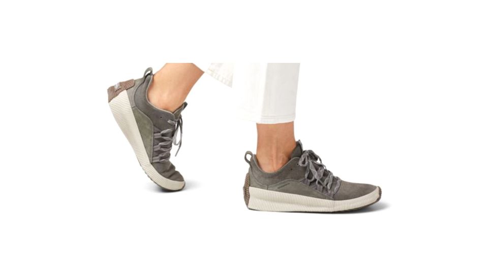 Sorel Out N About Plus Sneaker - Womens, SHINY Quarry, 10.5, 1869981052-10.5