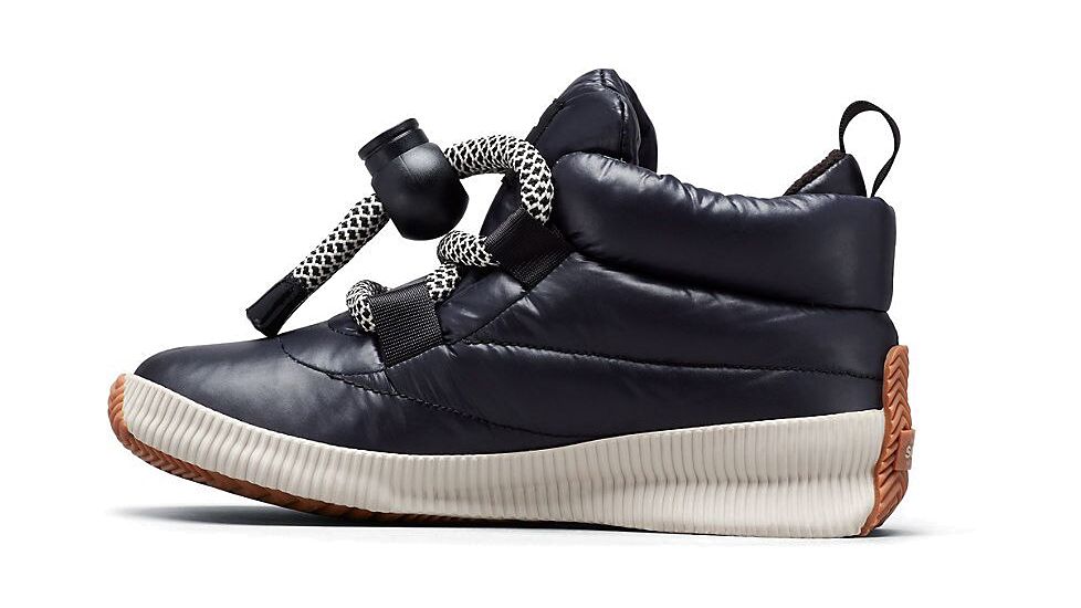 Sorel Out N About Puffy Lace - Womens, Black, 10.5, 1877021010-10.5