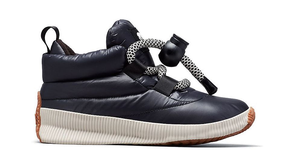 Sorel Out N About Puffy Lace - Womens, Black, 10.5, 1877021010-10.5