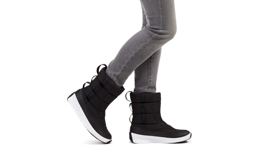 Sorel Out N About Puffy Mid Boot - Womens, Black, 9.5 US, 1921961010-9.5