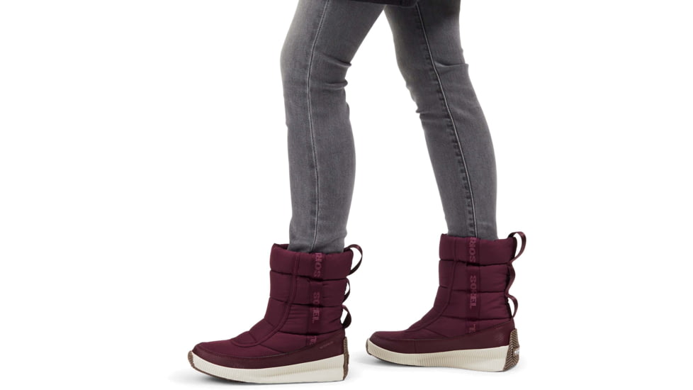 Sorel Out N About Puffy Mid Boot - Womens, Epic Plum, 12 US, 1921961543-12