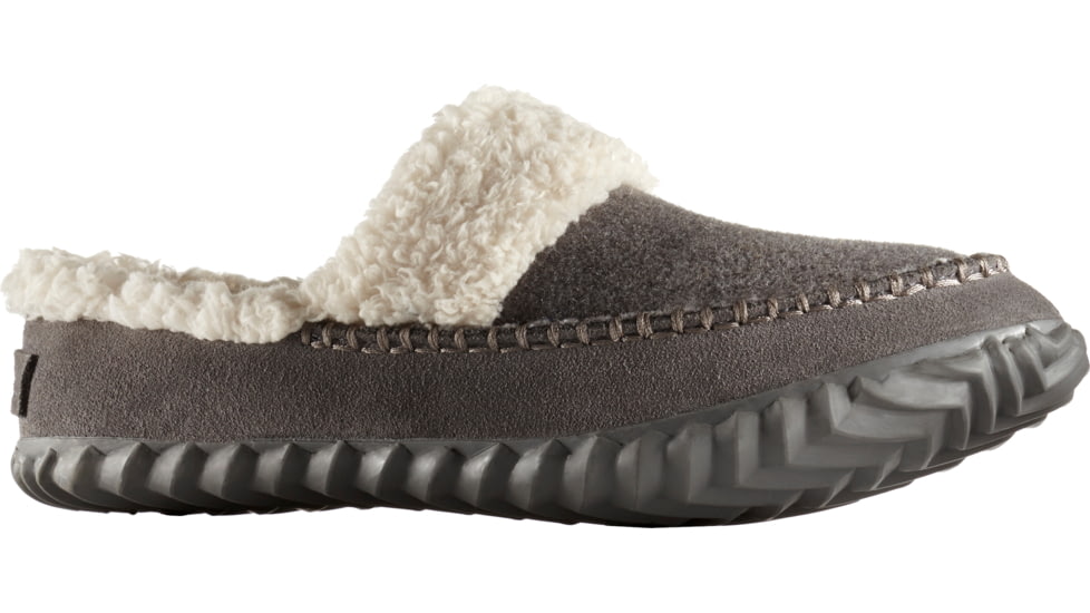 Sorel Out 'N About Slide Slipper - Women's-Quarry/Natural-Medium-7