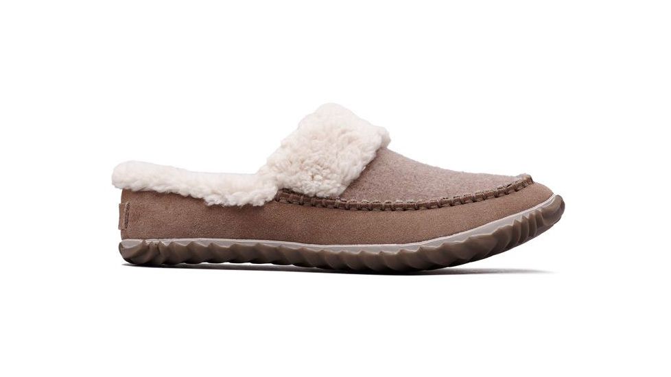 Sorel Out N About Slide Slipper - Womens, Ash Brown, Fawn, 8, 1759331240-8