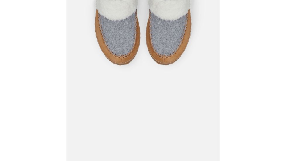 Sorel Out N About Slide Slipper - Womens, Light Grey, Elk, 7, 1759331060-7