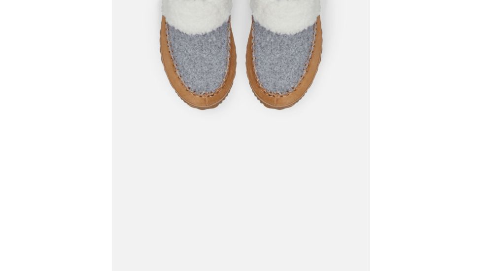 Sorel Out N About Slide Slipper - Womens, Light Grey, Elk, 12, 1759331060-12