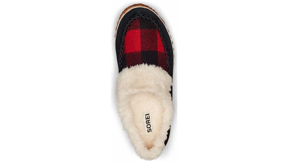 Sorel Out N About Slide Slipper - Womens, Tartan Black, Red Dahl, 9.5, 1876541010-9.5