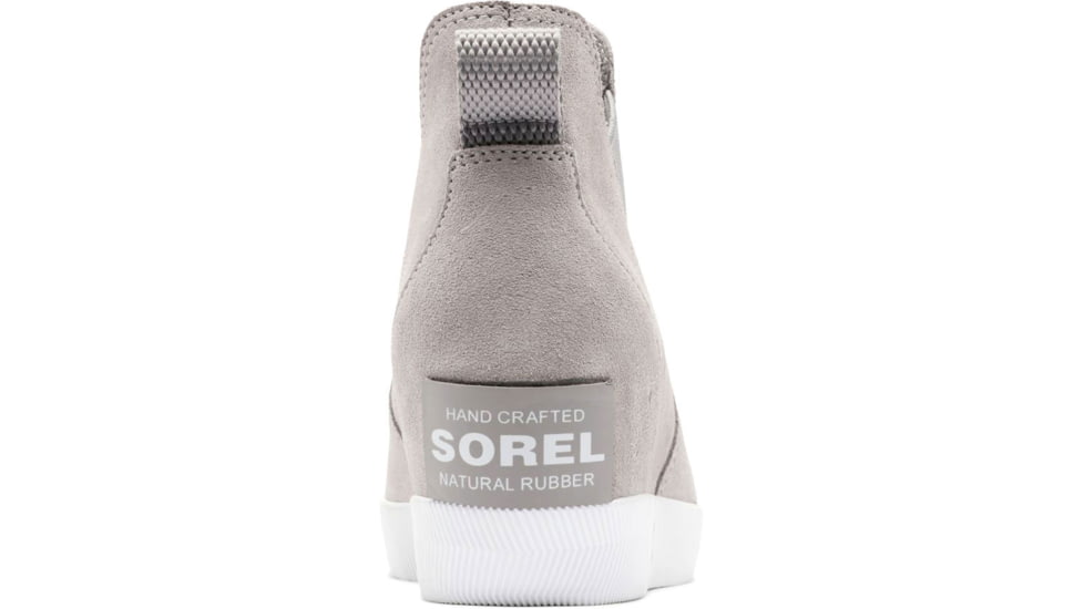 Sorel Out N About Slip-On Wedge Boots - Womens, Chrome Grey/White, 8 US, 2033021-061-8