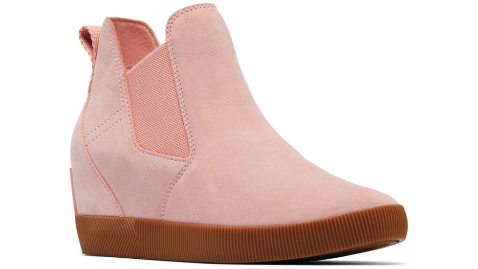 Sorel Out N About Slip-On Wedge Boots - Womens, Faux Pink/Gum 2, 8.5, 2033021-672-8.5