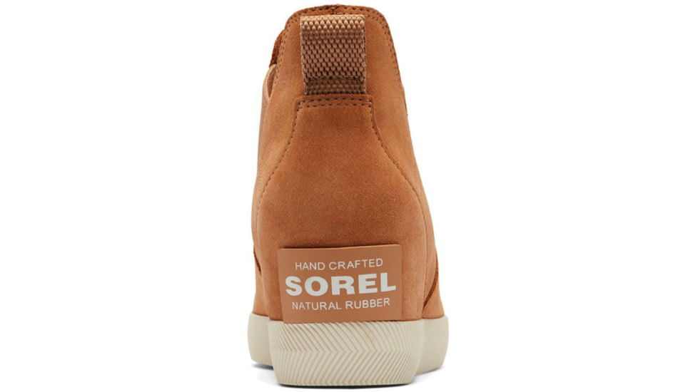 Sorel Out N About Slip-On Wedge Boots - Womens, Tawny Buff/Chalk, 11, 2033021-253-11