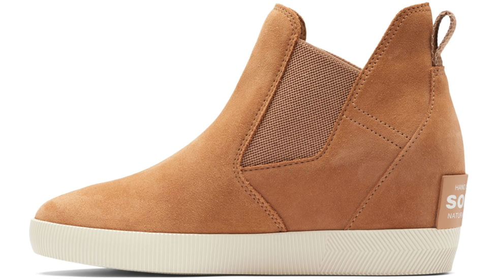 Sorel Out N About Slip-On Wedge Boots - Womens, Tawny Buff/Chalk, 9 US, 2033021-253-9