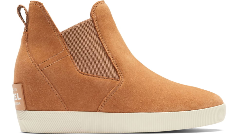 Sorel Out N About Slip-On Wedge Boots - Women's, Tawny Buff/Chalk, 8 US, 2033021-253-8