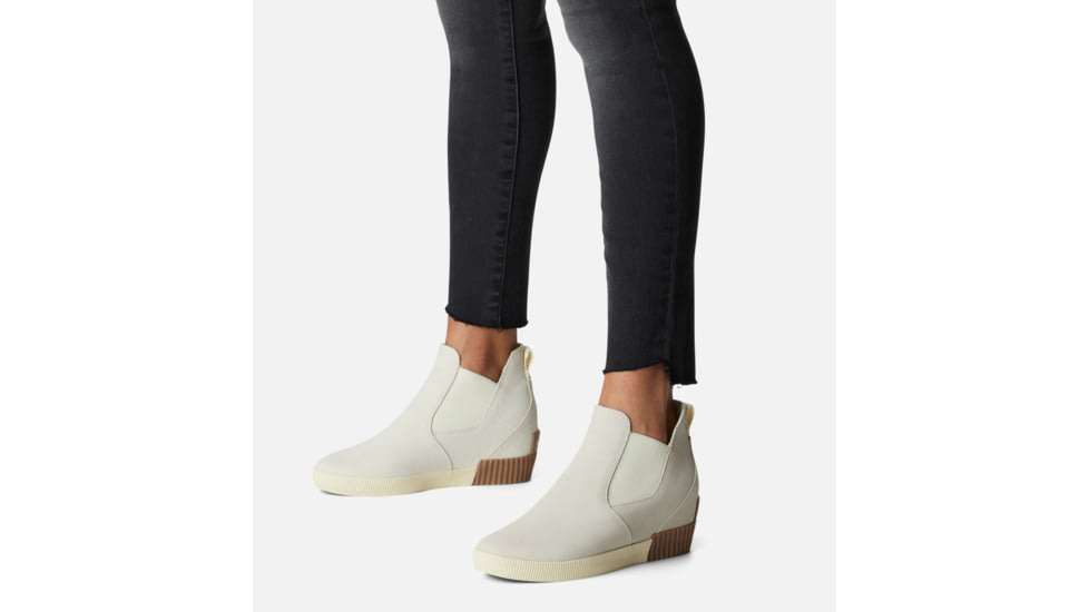 Sorel Out N About Slip-On Wedge - Womens, Chalk/White, 10 US, 1981671-191-10