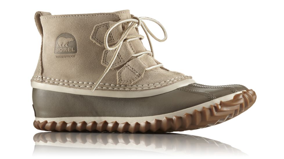 Sorel Out N About Suede Casual Boot, Womens, Oatmeal/Natural, 6 US, 1776251241-6
