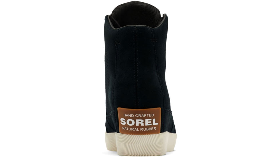 Sorel Out N About Wedge - Womens, Black/Sea Salt, 11, 2033031-010-11