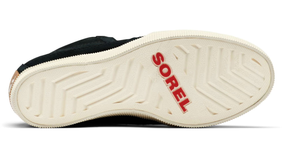 Sorel Out N About Wedge - Womens, Black/Sea Salt, 11, 2033031-010-11