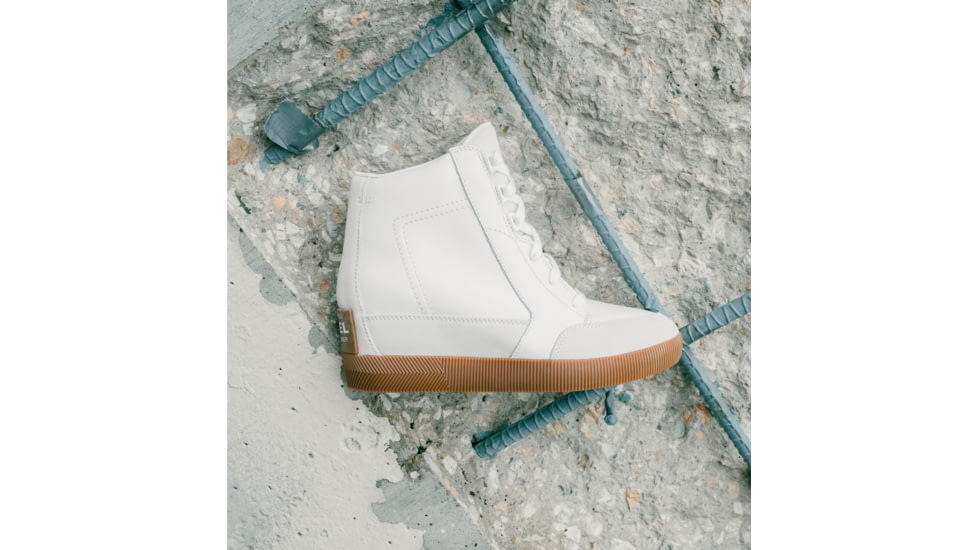 Sorel Out N About Wedge - Womens, Sea Salt/Gum 2, 8.5, 2033031-125-8.5