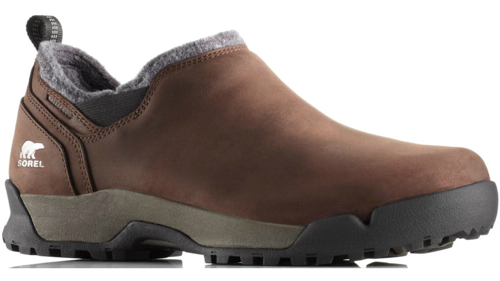 Sorel Paxon Moc Waterproof Winter Shoe - Men's-Tobacco/Black-Medium-9.5