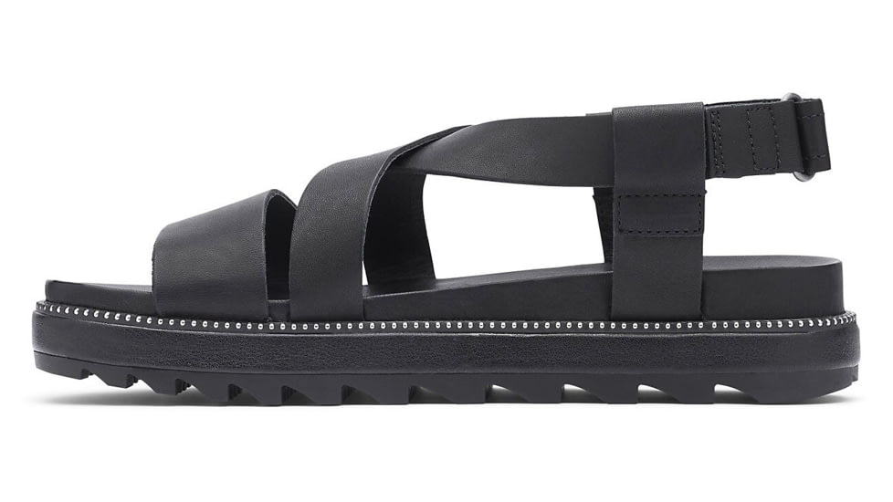 Sorel Roaming Criss Cross Sandal - Womens, Black, 7 US, 1896001-010-7