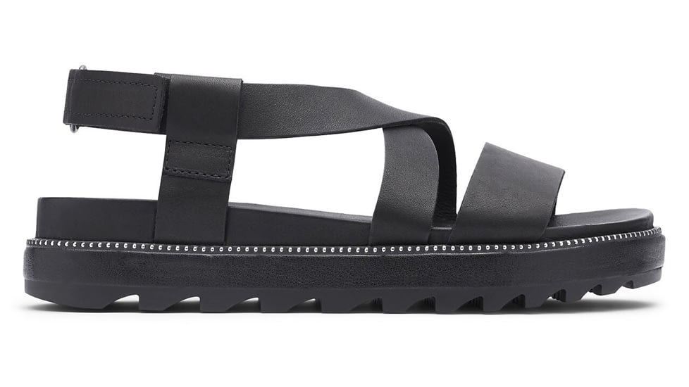 Sorel Roaming Criss Cross Sandal - Womens, Black, 7 US, 1896001-010-7